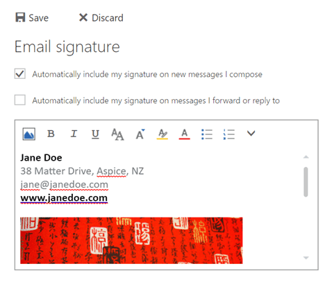 How to Set a Default Signature in Outlook 365?
